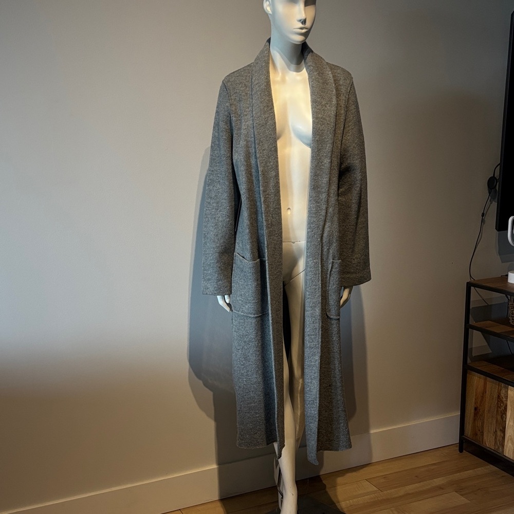 Babaton Gray Long Coat